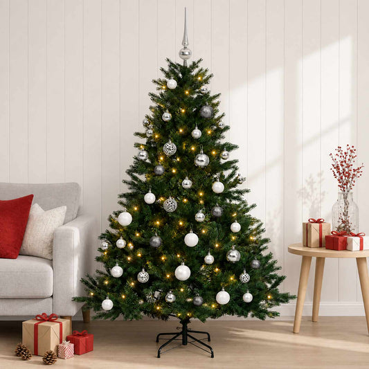 Artificial Christmas Tree with Bauble 150 cm 150 LEDs