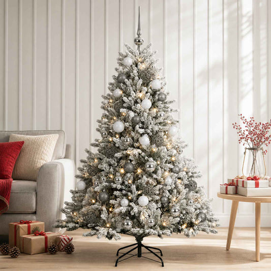 Artificial Christmas Tree with Bauble 150 cm 150 LEDs
