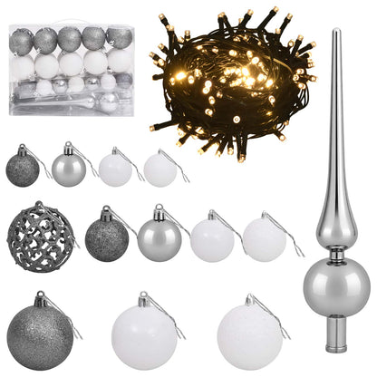 Artificial Christmas Tree with Bauble 120 cm 150 LEDs