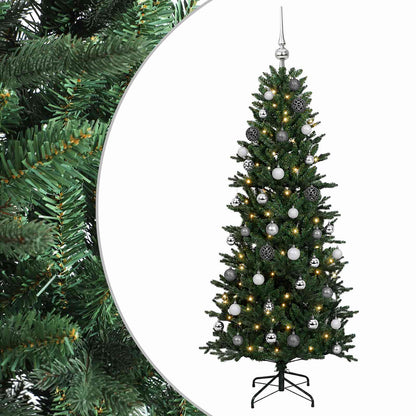Artificial Christmas Tree with Bauble 150 cm 150 LEDs