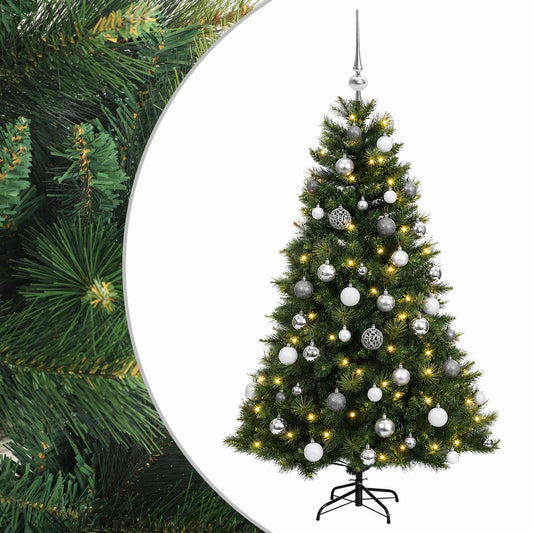Artificial Christmas Tree with Bauble 150 cm 150 LEDs