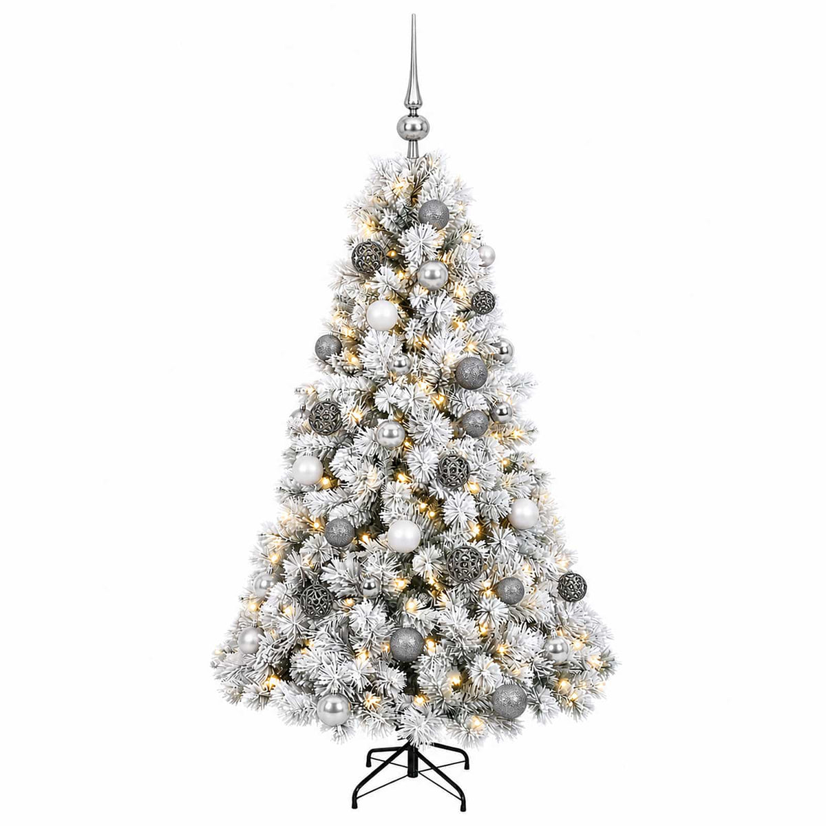 Artificial Christmas Tree with Bauble 120 cm 150 LEDs