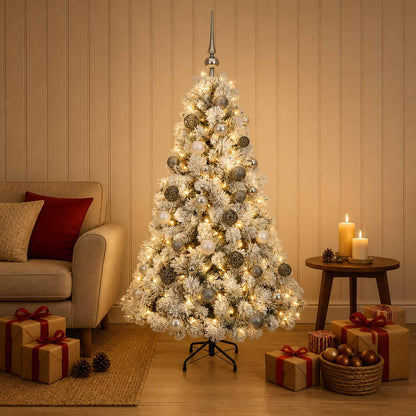 Artificial Christmas Tree with Bauble 120 cm 150 LEDs