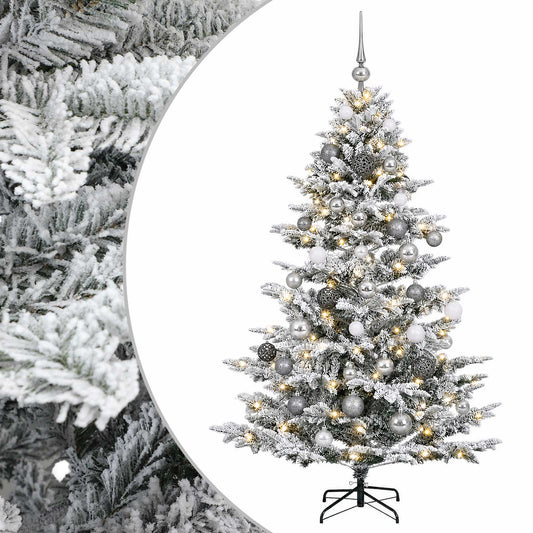 Artificial Christmas Tree with Bauble 150 cm 150 LEDs