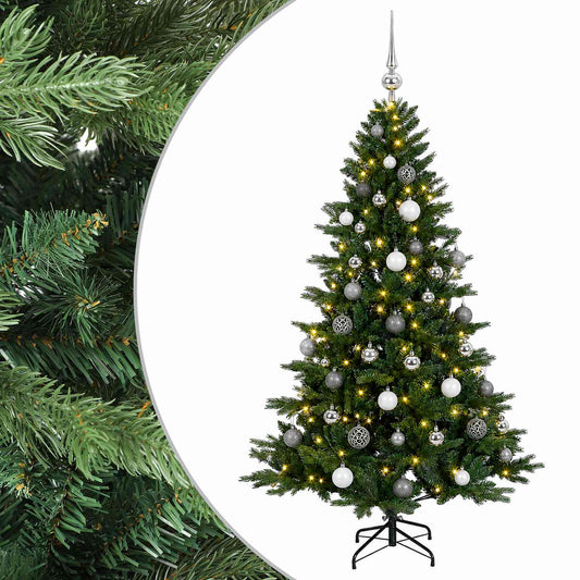 Artificial Christmas Tree with Bauble 120 cm 150 LEDs