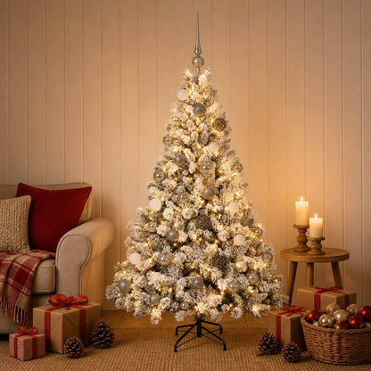 Artificial Christmas Tree with Bauble 150 cm 150 LEDs