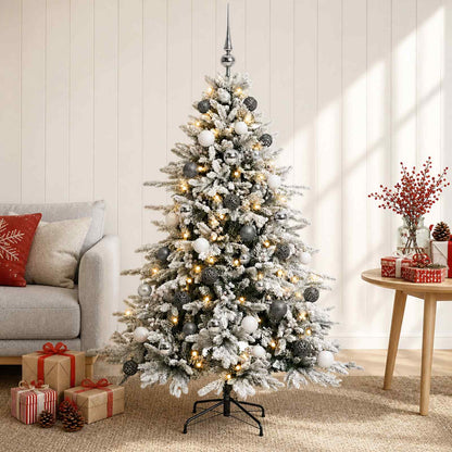 Artificial Christmas Tree with Bauble 150 cm 150 LEDs