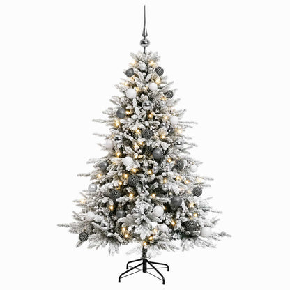 Artificial Christmas Tree with Bauble 150 cm 150 LEDs