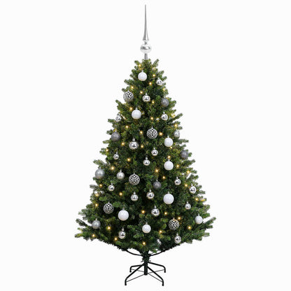 Artificial Christmas Tree with Bauble 150 cm 150 LEDs
