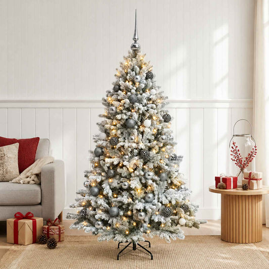 Artificial Christmas Tree with Bauble 120 cm 150 LEDs