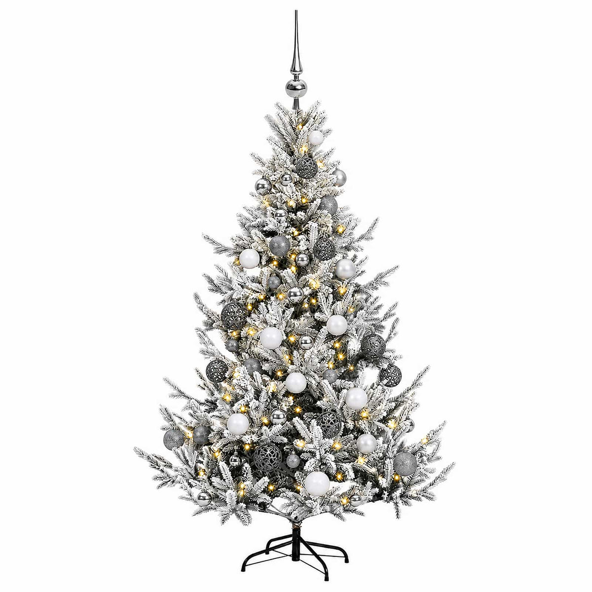 Artificial Christmas Tree with Bauble 120 cm 150 LEDs