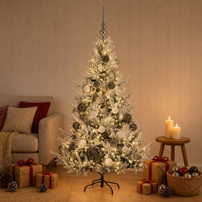 Artificial Christmas Tree with Bauble 120 cm 150 LEDs