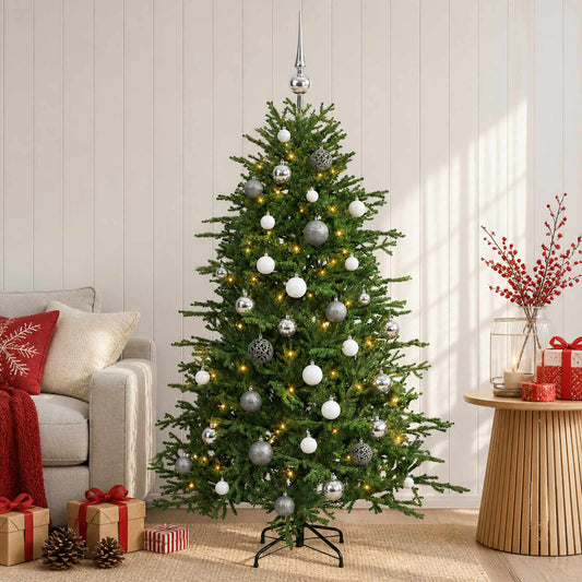 Artificial Christmas Tree with Bauble 120 cm 150 LEDs