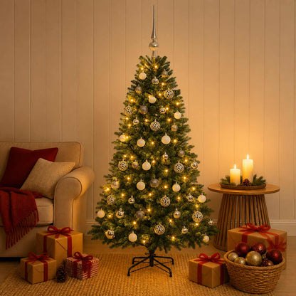 Artificial Christmas Tree with Bauble 120 cm 150 LEDs