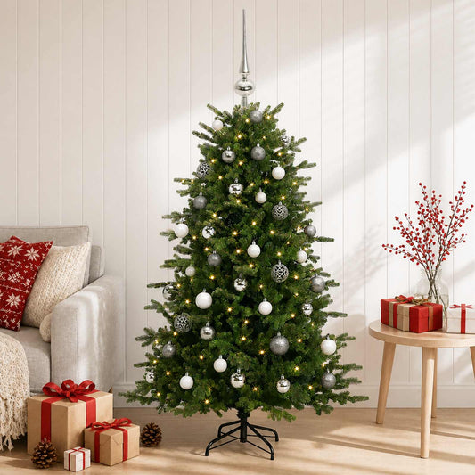 Artificial Christmas Tree with Bauble 150 cm 150 LEDs