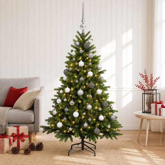 Artificial Christmas Tree with Bauble 120 cm 150 LEDs