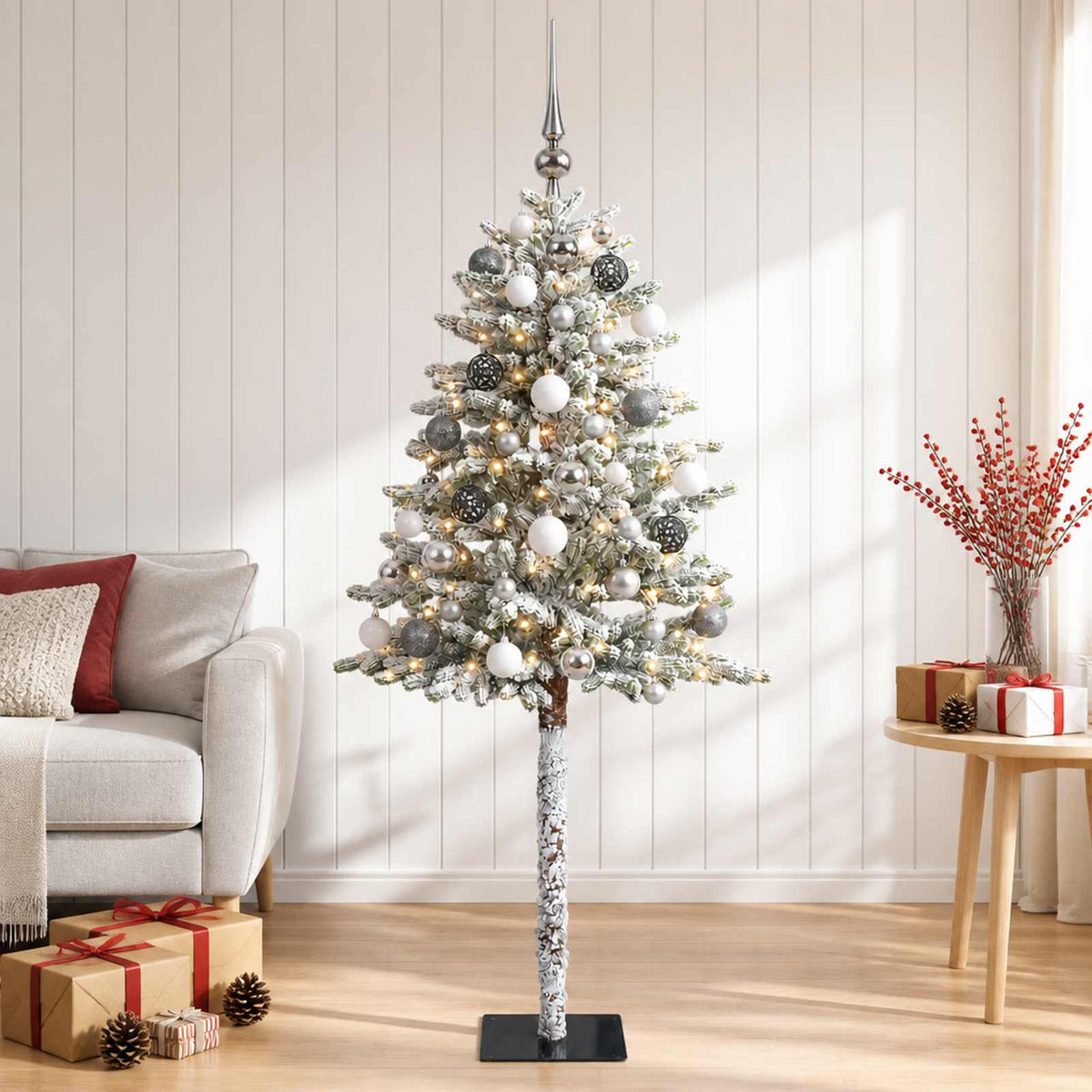 Artificial Christmas Tree with Bauble 180 cm 300 LEDs