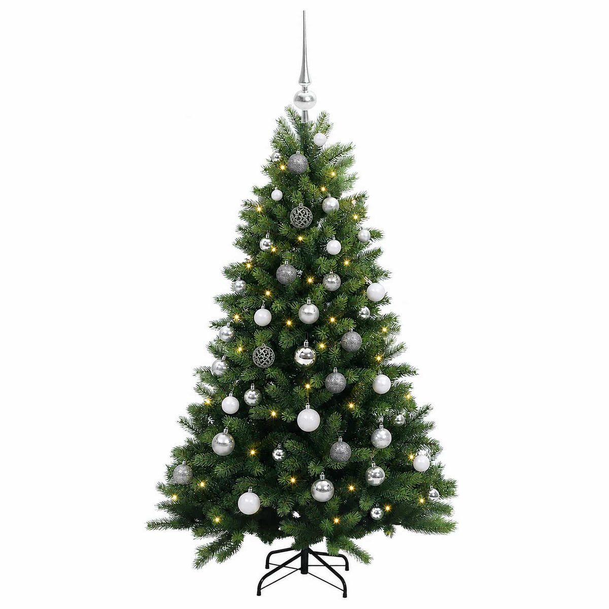 Artificial Christmas Tree with Bauble 120 cm 150 LEDs