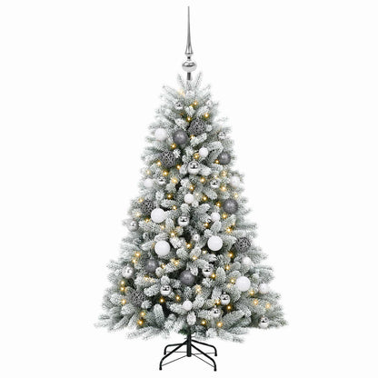 Artificial Christmas Tree with Bauble 150 cm 150 LEDs