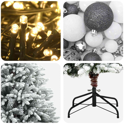 Artificial Christmas Tree with Bauble 120 cm 150 LEDs