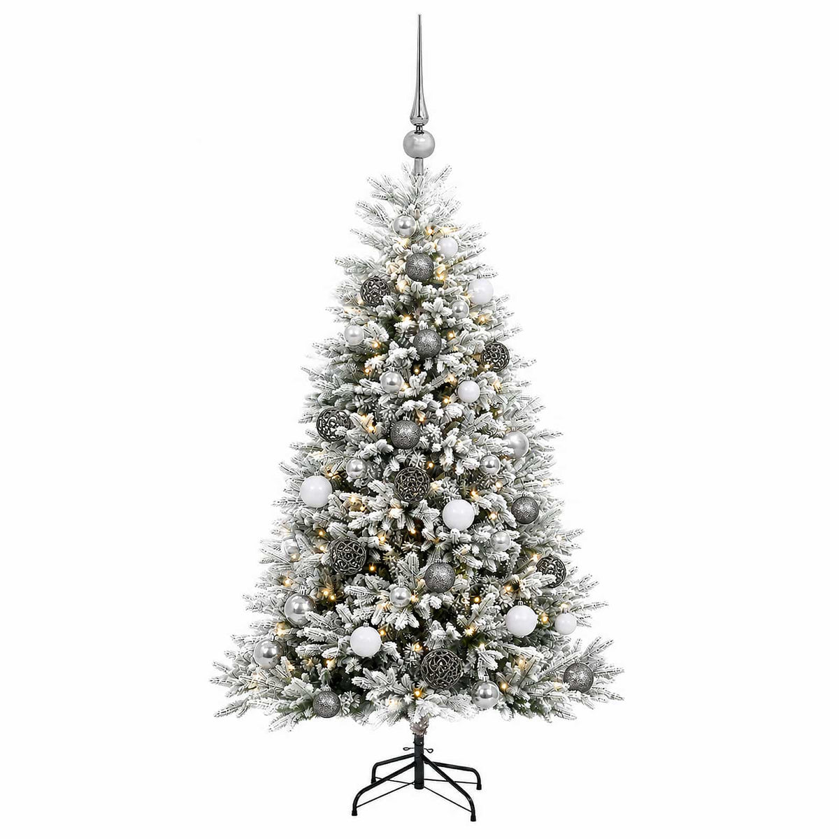Artificial Christmas Tree with Bauble 120 cm 150 LEDs