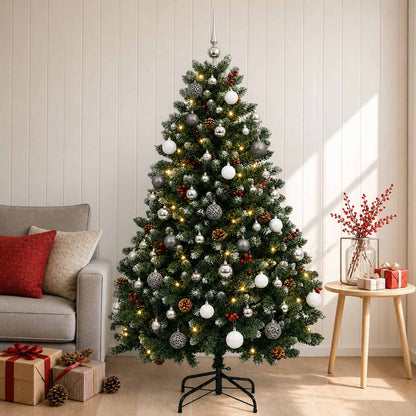 Artificial Christmas Tree with Bauble 180 cm 300 LEDs