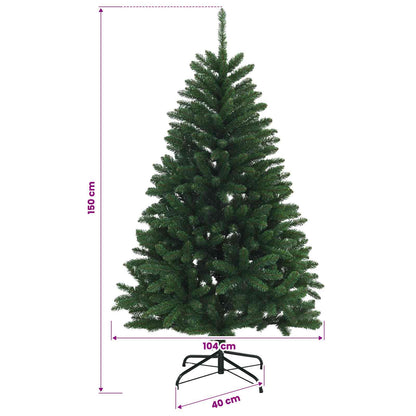 Artificial Christmas Tree Mid-green with Ornament 150 cm