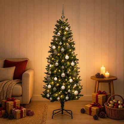 Artificial Christmas Tree with Bauble 120 cm 150 LEDs