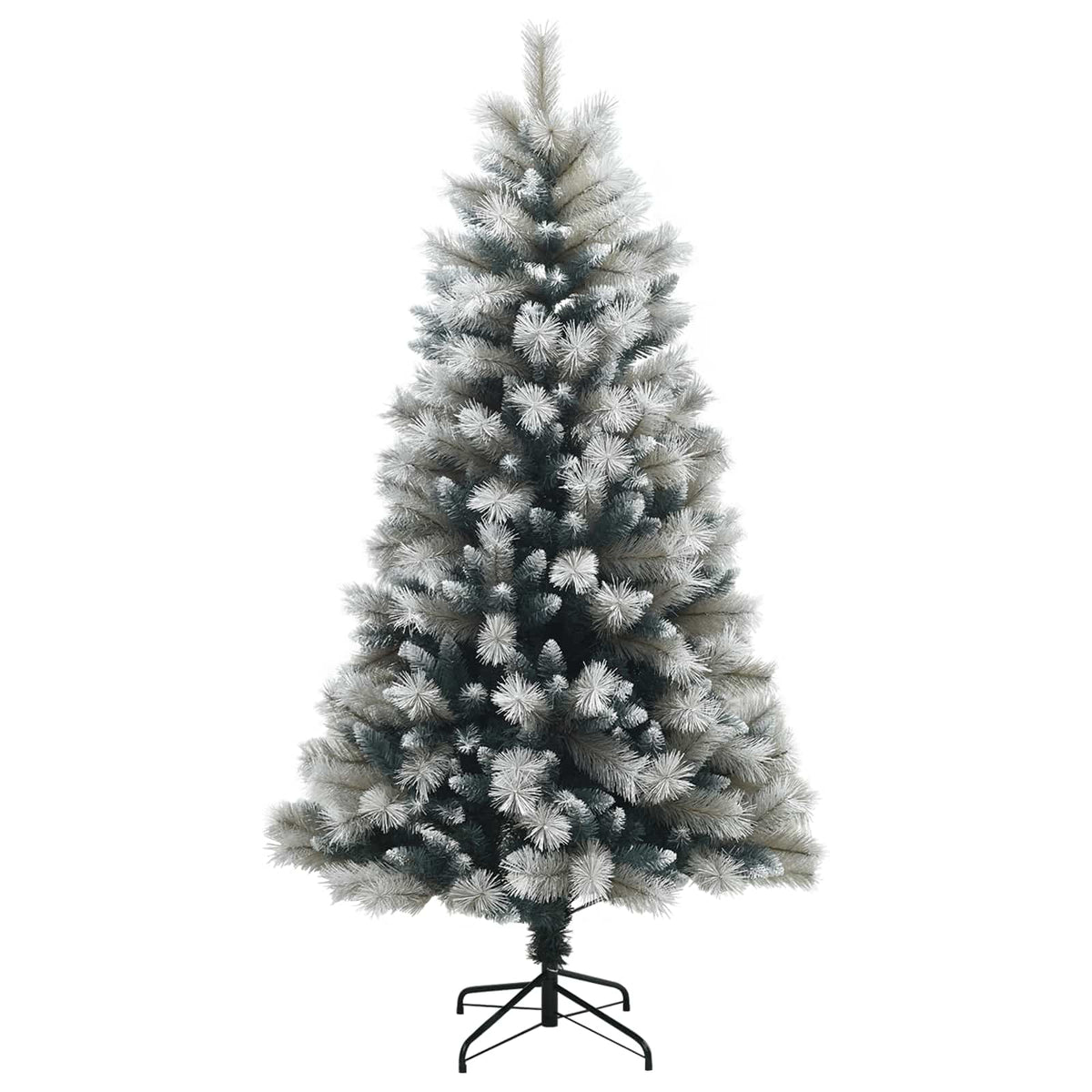 Artificial Hinged Christmas Tree with Baubles 120 cm 150 LEDs