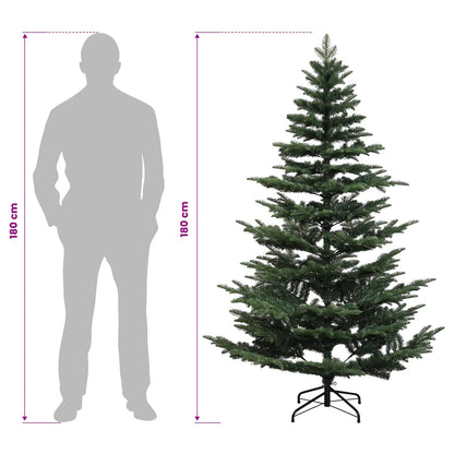 Artificial Hinged Christmas Tree 180 cm 300 LEDs Warm White