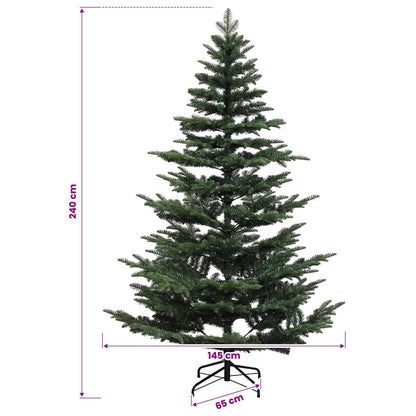 Artificial Hinged Christmas Tree 240 cm 300 LEDs Warm White