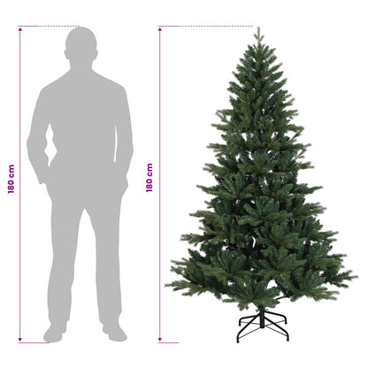 Artificial Hinged Christmas Tree 180 cm 300 LEDs Warm White