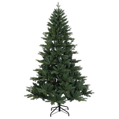 Artificial Hinged Christmas Tree 210 cm 300 LEDs Warm White