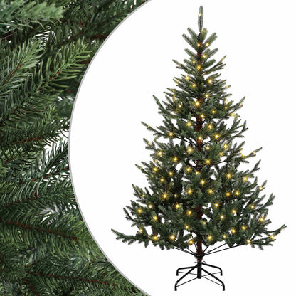 Artificial Hinged Christmas Tree 240 cm 300 LEDs Warm White