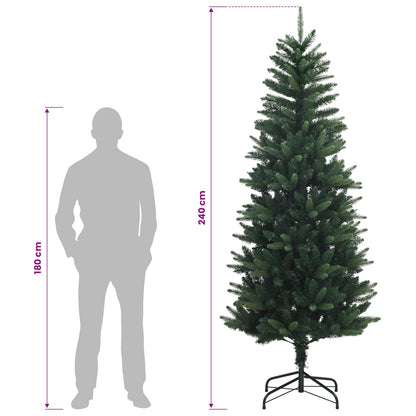 Artificial Hinged Christmas Tree 240 cm 300 LEDs Warm White