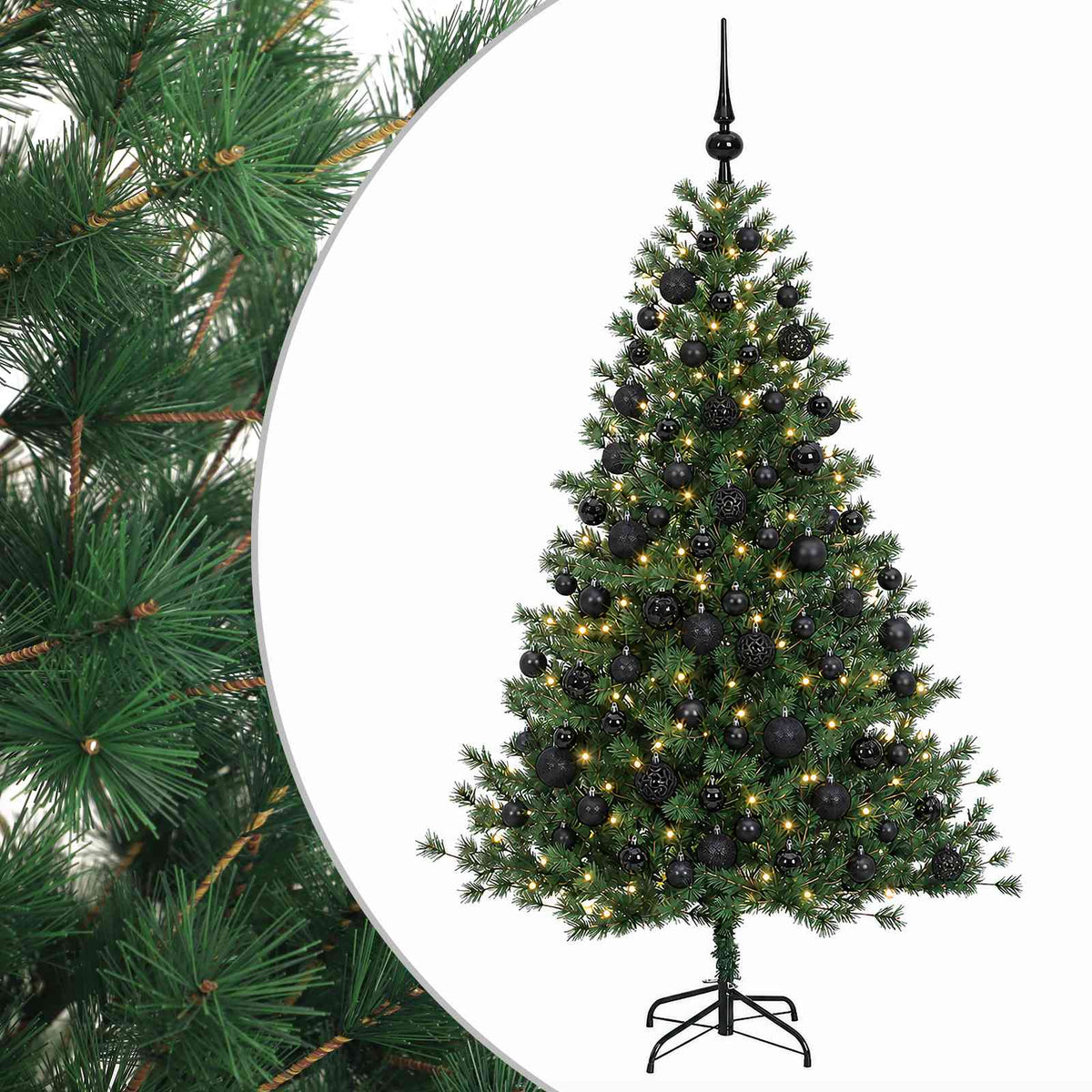Artificial Christmas Tree with Bauble 240 cm 300 LEDs