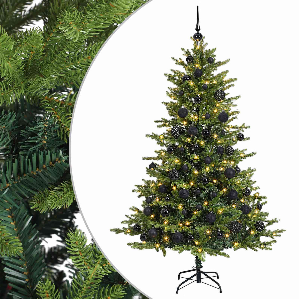 Artificial Christmas Tree with Bauble 240 cm 300 LEDs