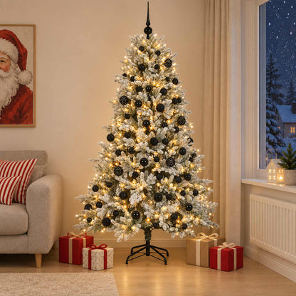 Artificial Christmas Tree with Bauble 180 cm 300 LEDs