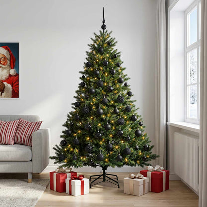 Artificial Christmas Tree with Bauble 240 cm 300 LEDs