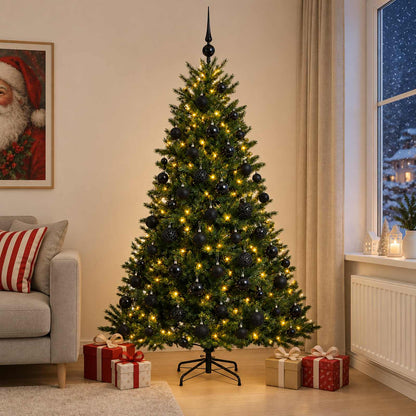 Artificial Christmas Tree with Bauble 240 cm 300 LEDs