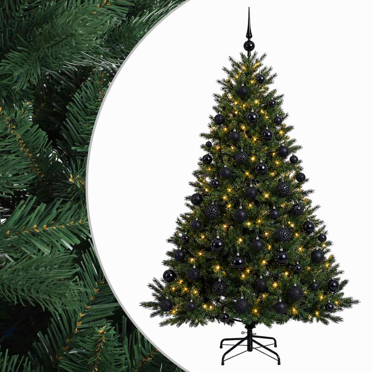 Artificial Christmas Tree with Bauble 240 cm 300 LEDs