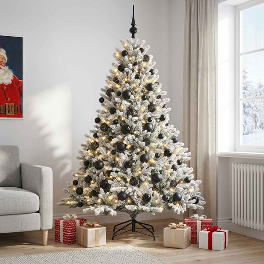 Artificial Christmas Tree with Bauble 240 cm 300 LEDs