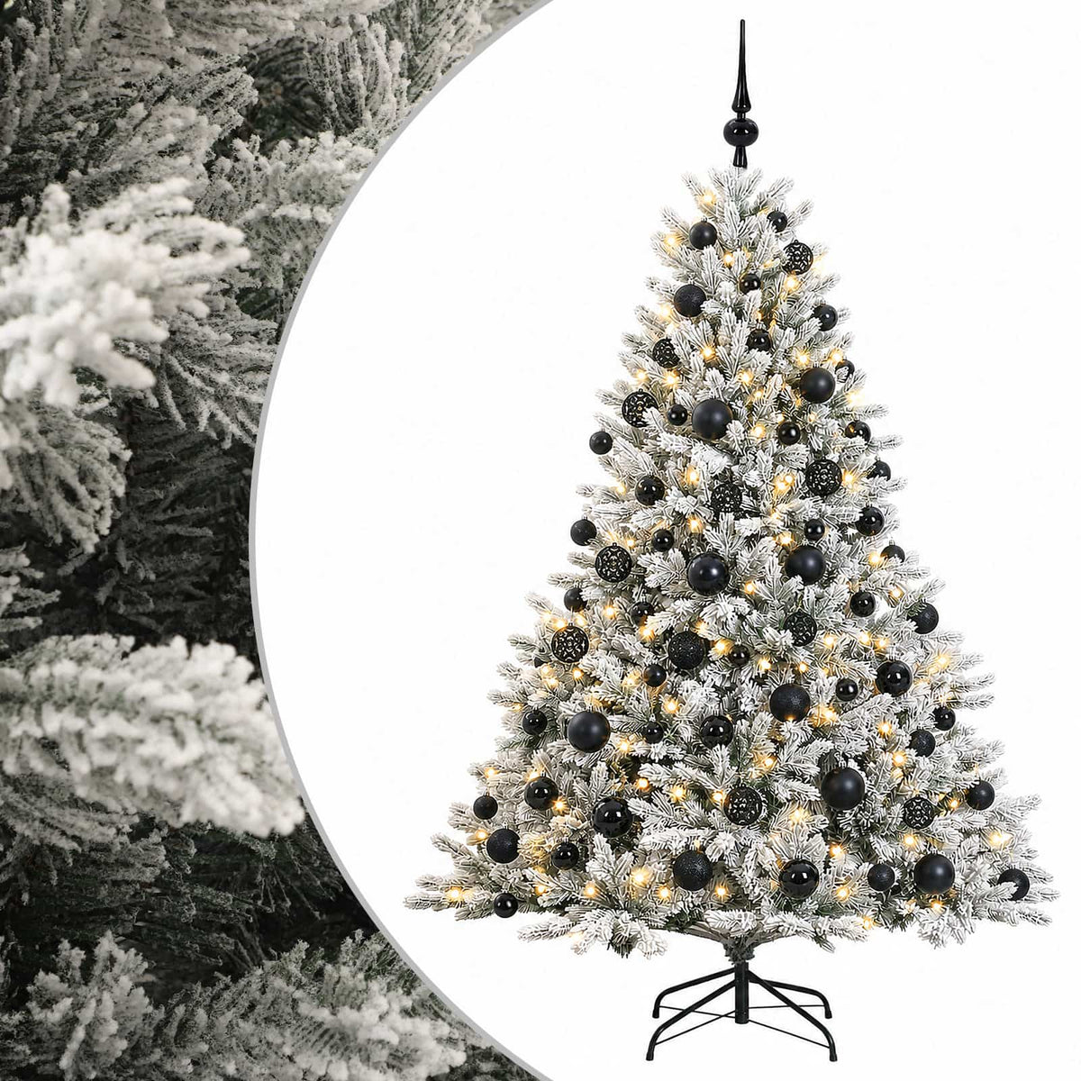 Artificial Christmas Tree with Bauble 180 cm 300 LEDs