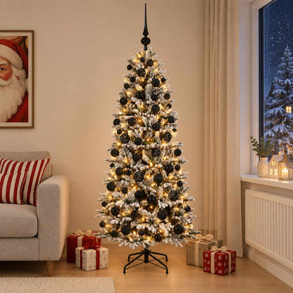 Artificial Christmas Tree with Bauble 180 cm 300 LEDs