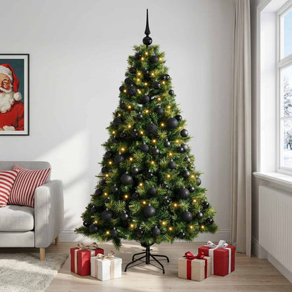 Artificial Christmas Tree with Bauble 210 cm 300 LEDs