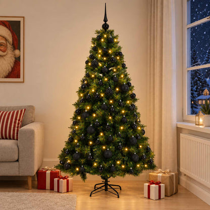 Artificial Christmas Tree with Bauble 240 cm 300 LEDs