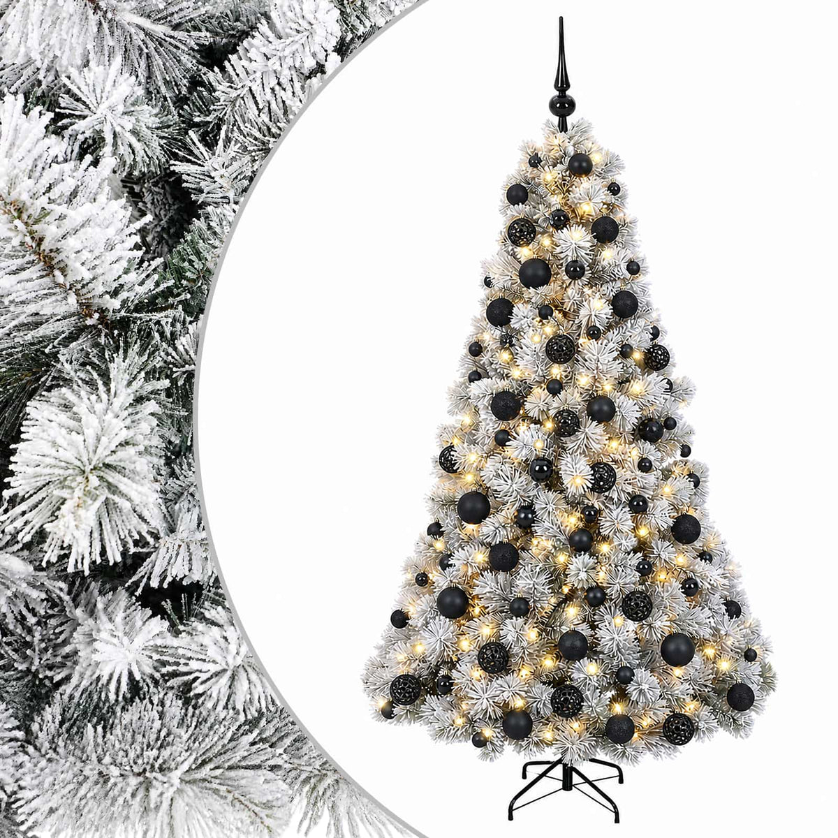 Artificial Christmas Tree with Bauble 240 cm 300 LEDs