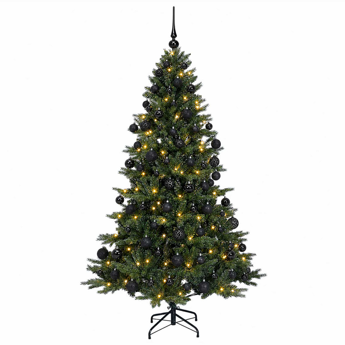 Artificial Christmas Tree with Bauble 210 cm 300 LEDs
