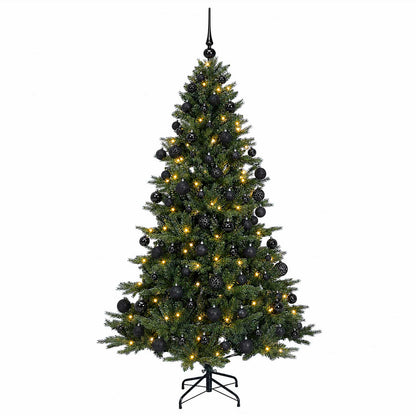 Artificial Christmas Tree with Bauble 210 cm 300 LEDs