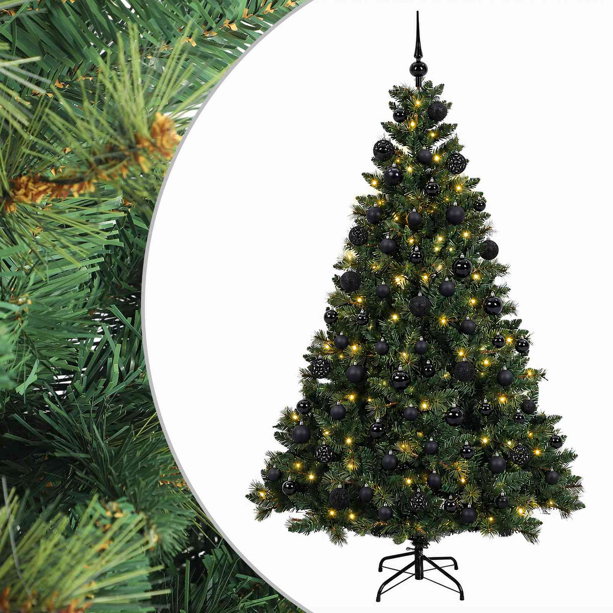 Artificial Christmas Tree with Bauble 240 cm 300 LEDs
